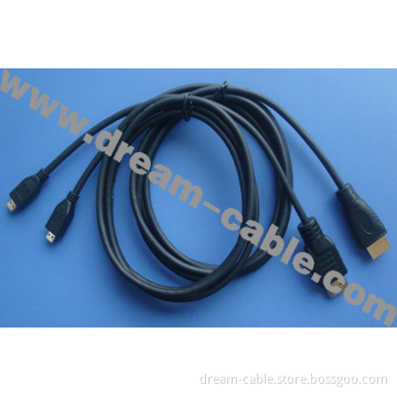 1.5m Micro HDMI Cable, Supporting 1080p, 3D (YTX6)